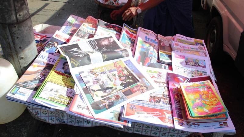 The lifting of censorship in Burma has given rise to a burgeoning media sector. Photograph: Jennifer Duggan