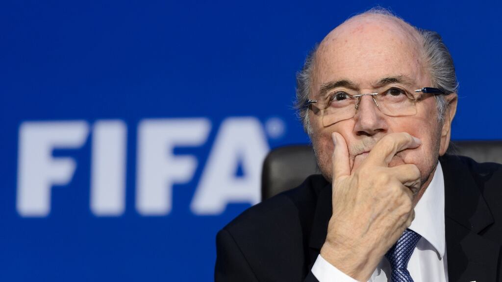 The Fifa ethics committee have provisionally banned Sepp Blatter for 90 days. Photograph: Afp
