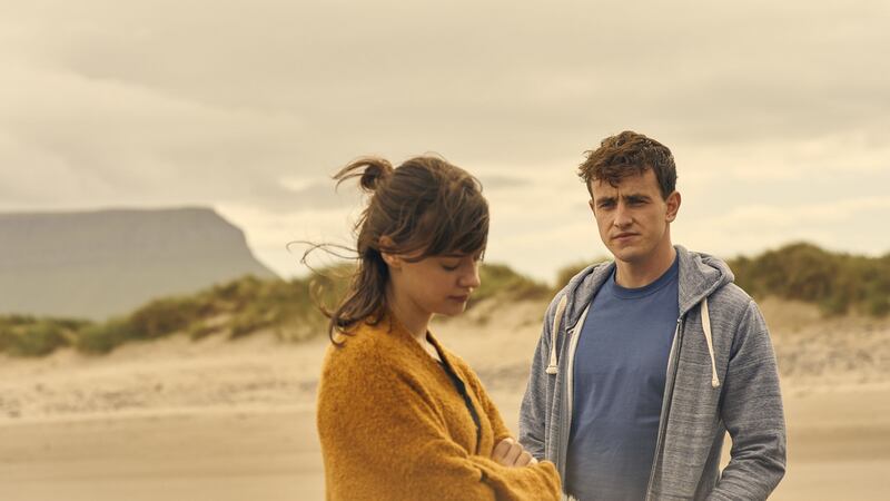 Daisy Edgar Jones as Marianne and Paul Mescal as Connell  in the TV adaptation of Sally Rooney’s Normal People. Photograph: Enda Bowe