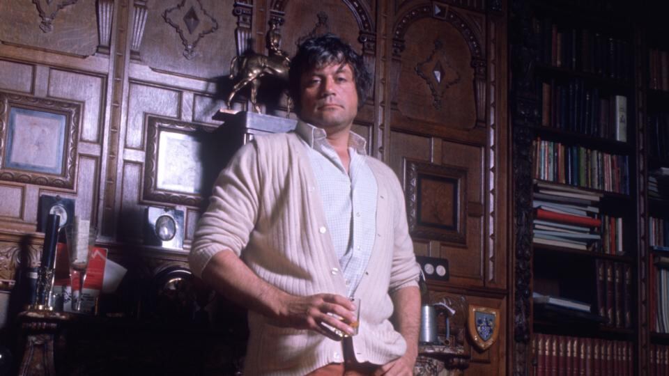 Oliver Reed: buried at Bruhenny, Churchtown, Co Cork. Photograph: Keystone/Getty
