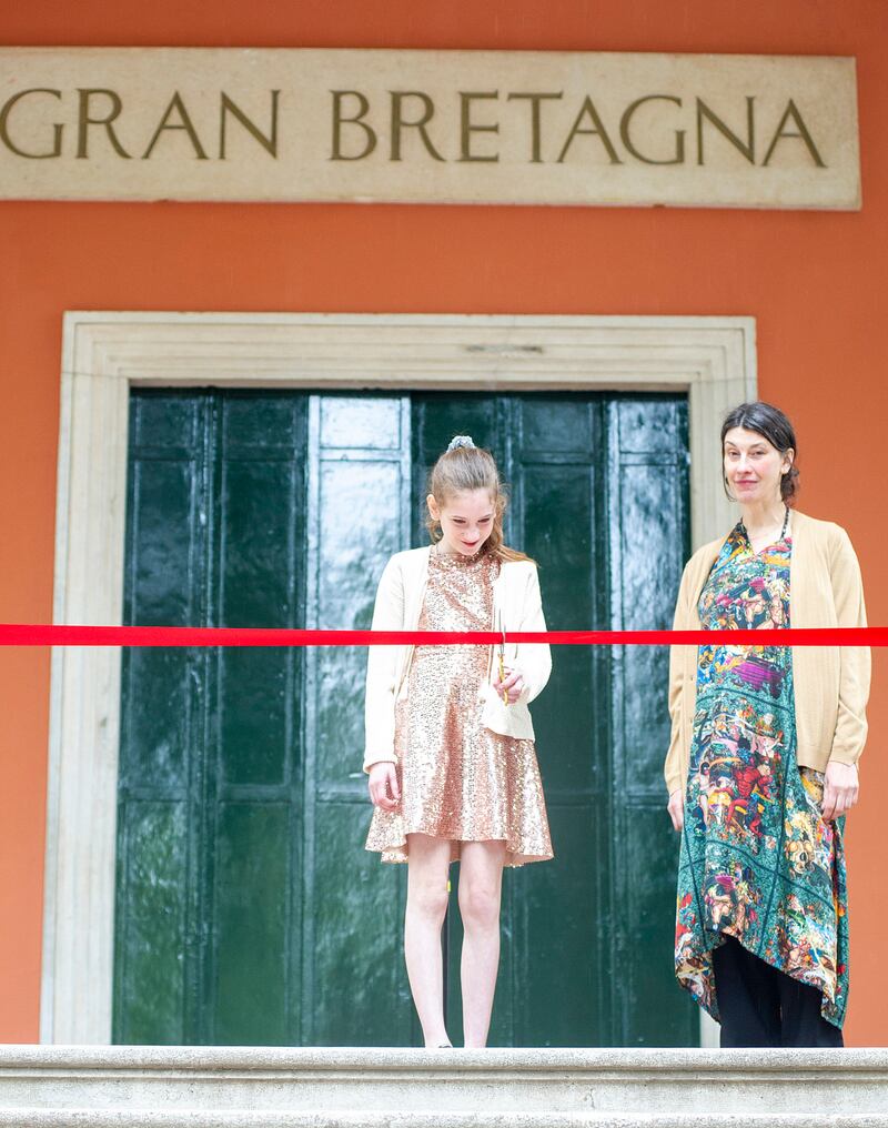 Cathy Wilkes at the British Pavillion, part of the 58th International Art Biennale on in Venice. Photograph: Luca Zanon/Awakening/Getty Images