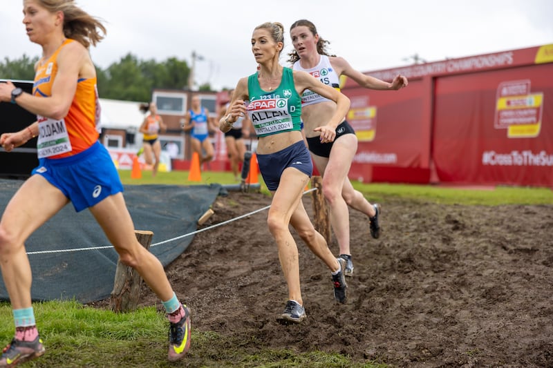 European Cross Country Championships, Antalya, Turkey, December 2024: Niamh Allen
in the women’s senior race. Photograph: Morgan Treacy/Inpho