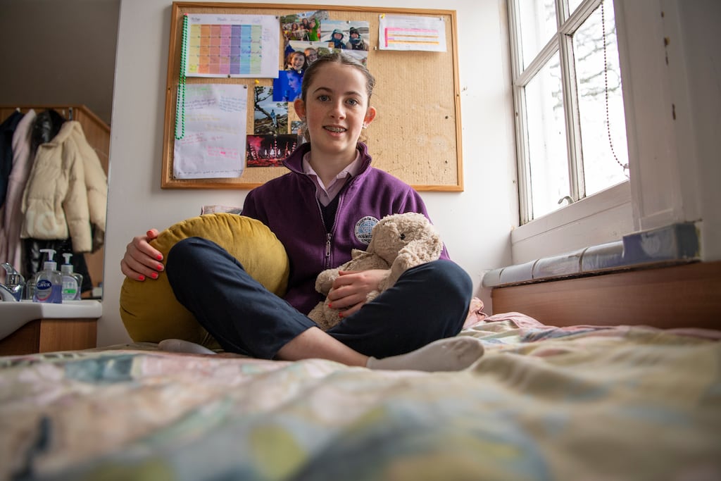 Lizzy Poff, a second-year student at Coláiste Íde boarding school, Dingle, Co Kerry. Photograph: Domnick Walsh/The Irish Times
