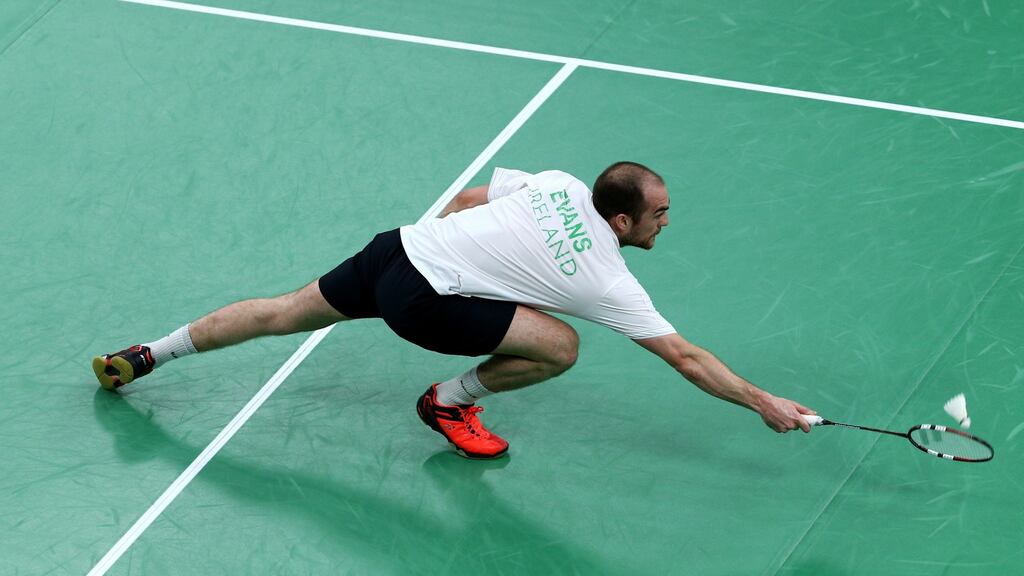 Scott Evans of Ireland is now eyeing up a spot in the last 16. Photograph: Harry Engels/Getty Images