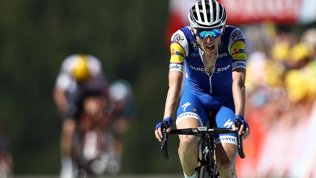 Ireland’s Dan Martin: “We started the climb at a high pace; when the attacks started I didn’t have the legs to stay with my direct rivals.” Photograph: Getty Images