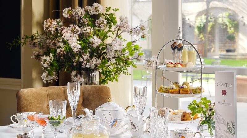 The InterContinental Dublin’s interpretation on the traditional Afternoon Tea – G&Tea – offers  a gin-infused menu of treats.