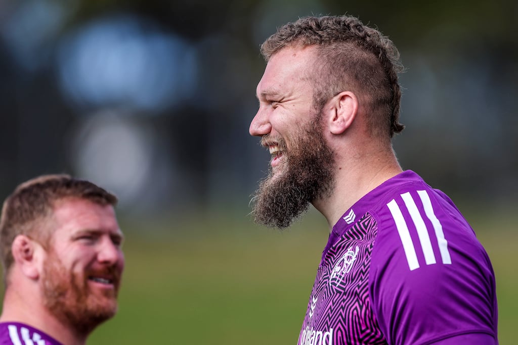 Munster lock RG Snyman. Photograph: Steve Haag/Inpho