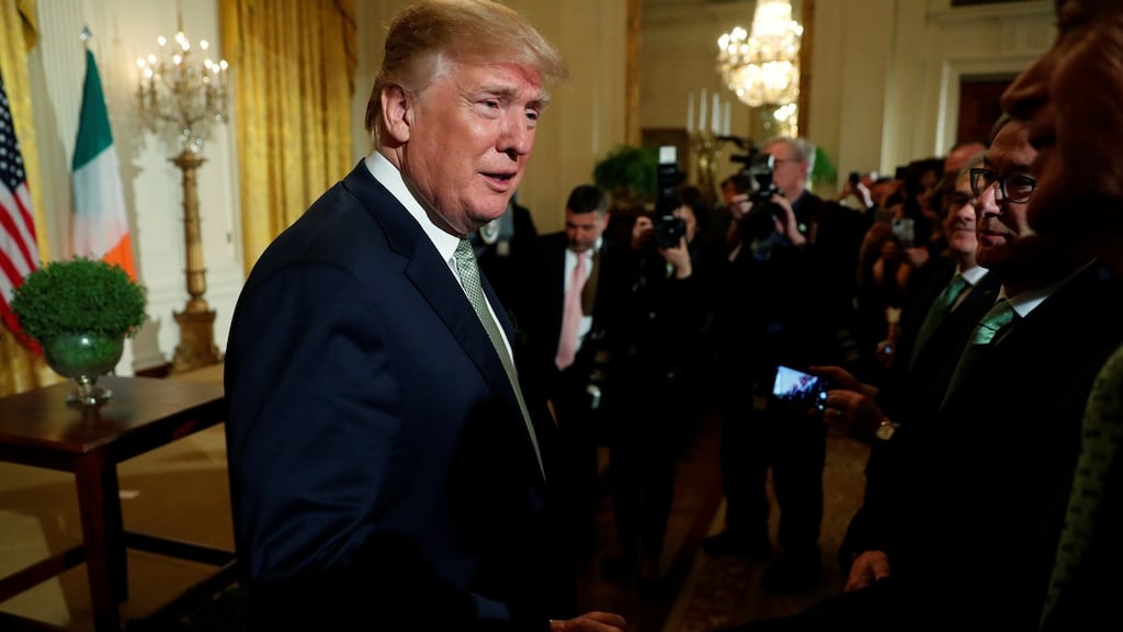 St Patrick's Day visits: An invite to the White House has not yet arrived. Photograph: Jonathan Ernst/Reuters