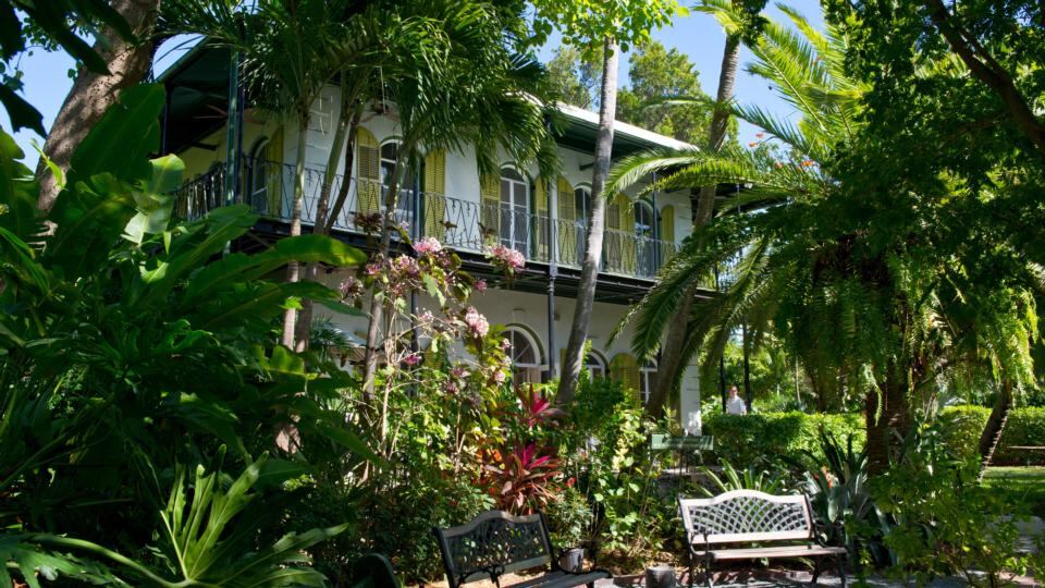 Key West: Ernest Hemingway’s Florida home, which is now a museum. Photograph: Karen Bleier/AFP/Getty