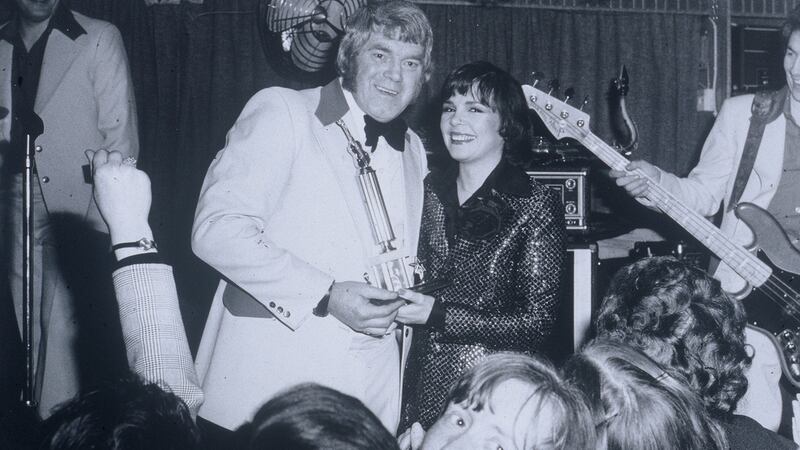 Big Tom and Dana at The Galtymore Ballroom in Cricklewood.