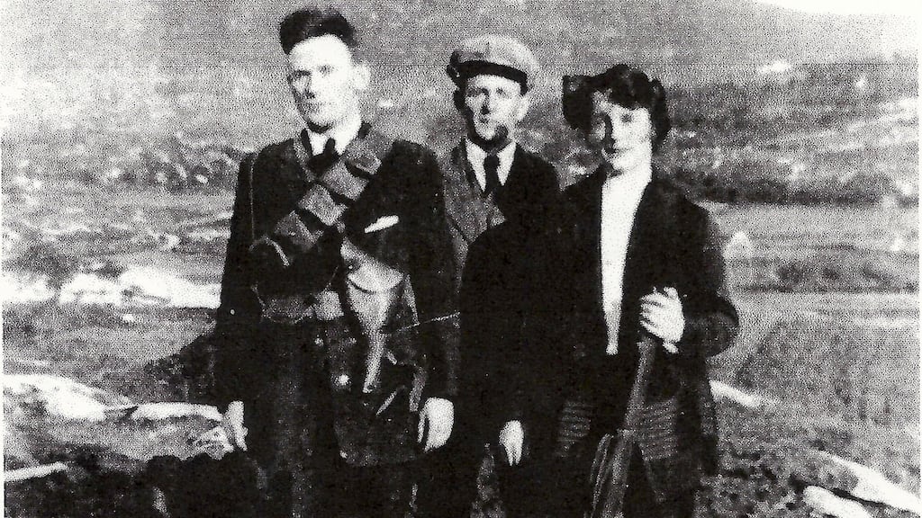 Liam O’Dwyer, left, the Commandant of the IRA’s Beara Battalion,  wrote an internal IRA report explaining why his organisation had ‘bobbed’ and then executed Bridget Noble.