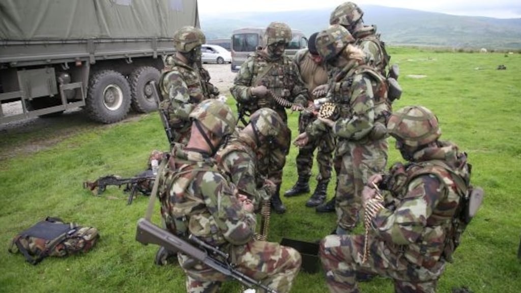 Defence Forces chief of staff, Vice-Admiral Mark Mellett, said the State must invest in its ‘defenders’. Photograph: Nick Bradshaw