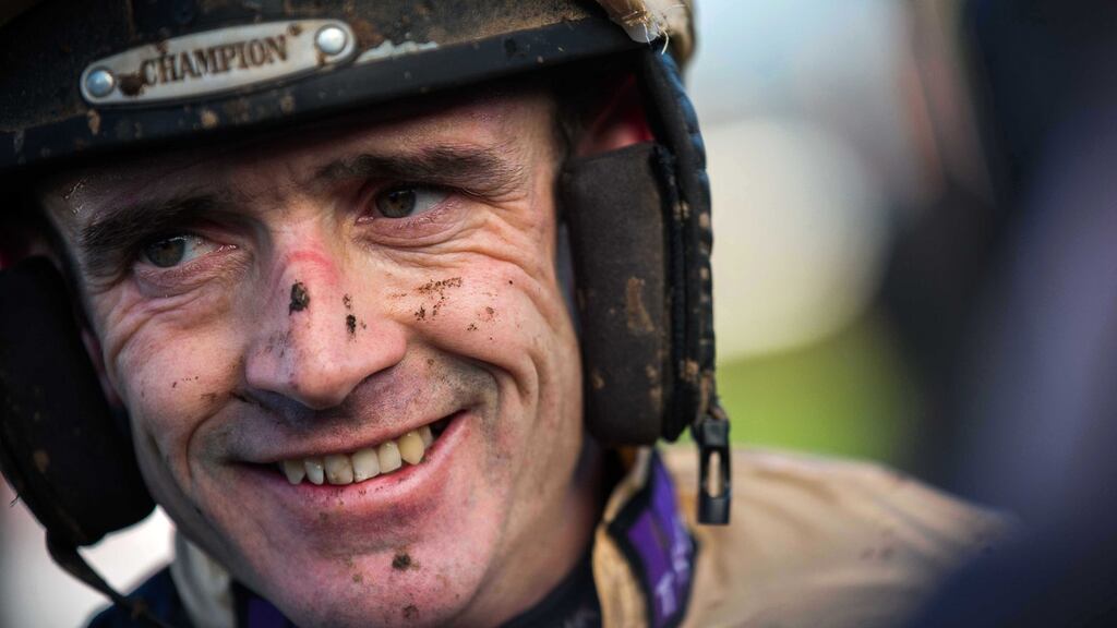 Ruby Walsh is among the jockeys likely to head to Fairyhouse after Sunday’s card at Tramore was abandoned. Photograph: Inpho