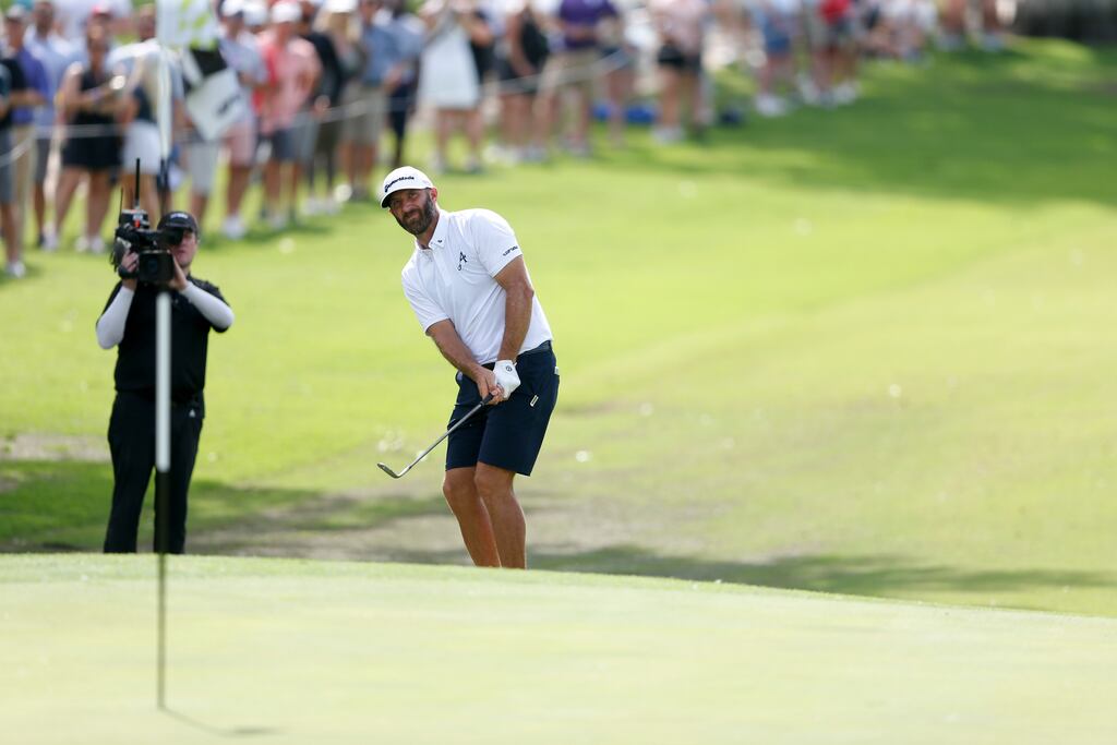 Dustin Johnson said 'everything I could do wrong, I did wrong' before finishing on top in Tulsa. Photograph: Ian Maule/Getty Images