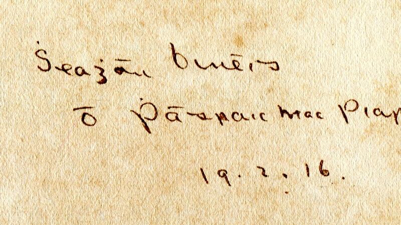 ‘Extremely rare’ book by Patrick Pearse has €3,750 price tag