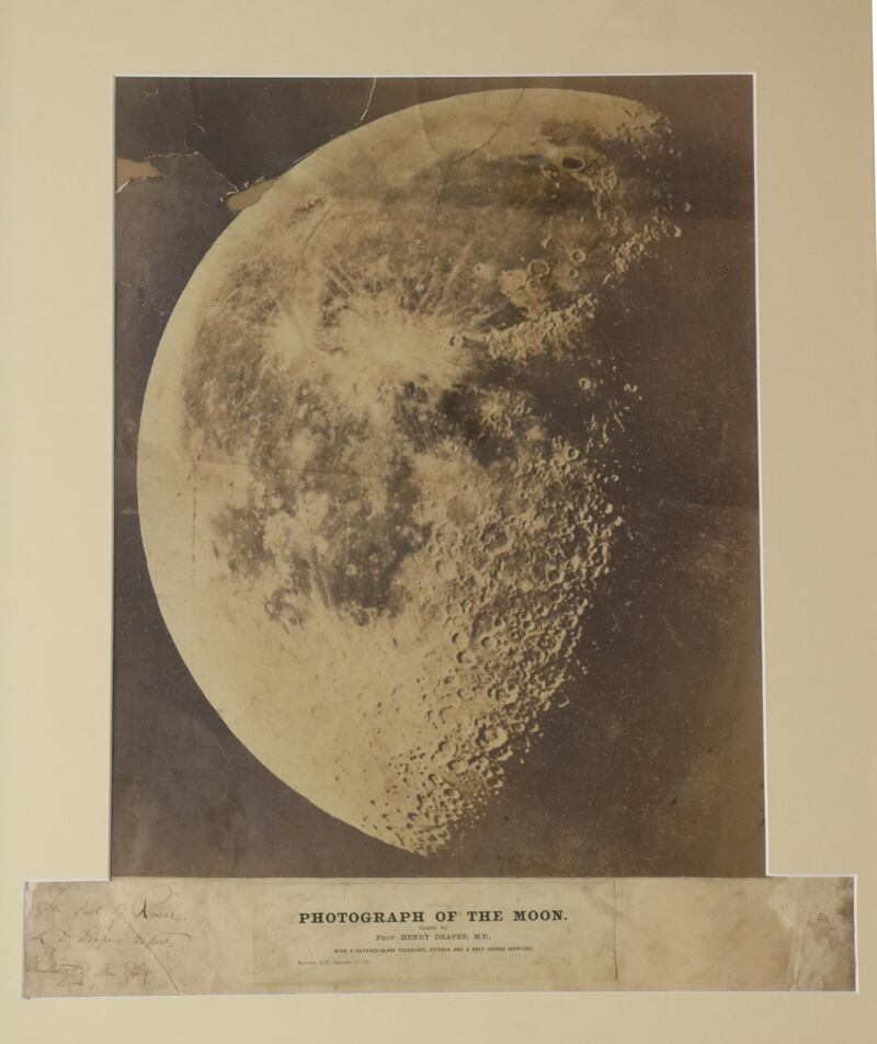 Lot 304, a lunar photograph from 1863
