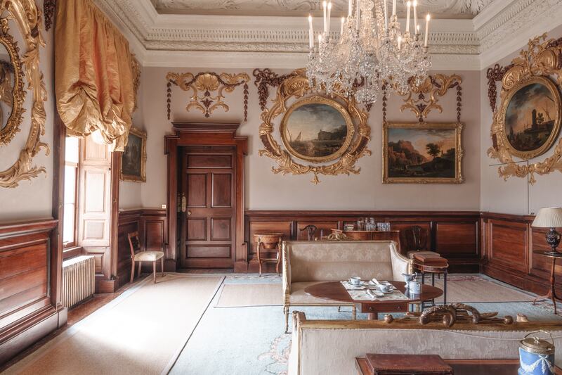 The newly-restored Vernet Drawing Room in Russborough House. Photograph: Joanna Barry