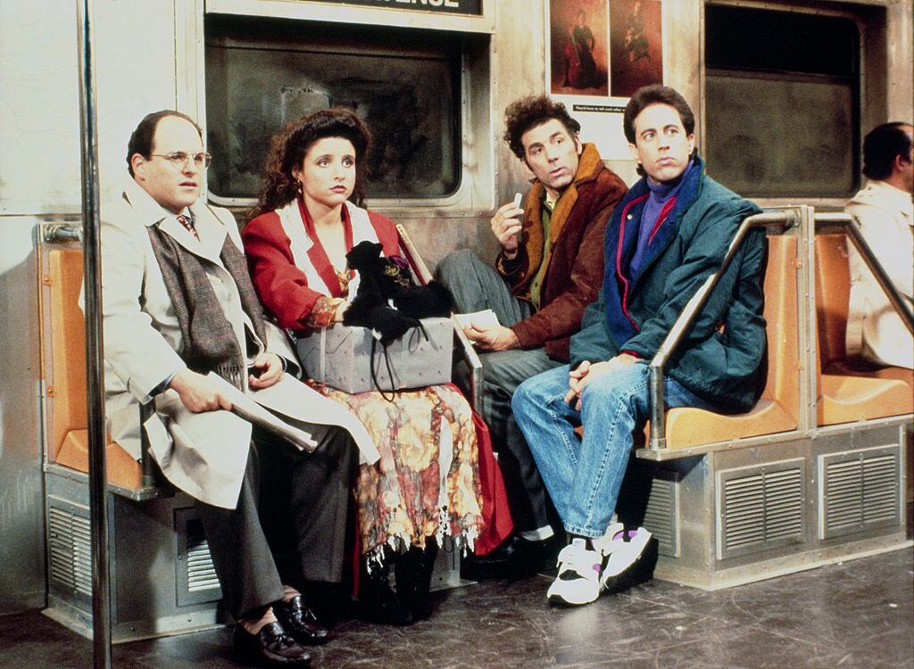 In one famous episode of Seinfeld, Kramer comes up with a clever new wheeze: getting homeless people to pull rickshaws because - as he reminds the gang - 'they’re outside anyway'. Seinfeld queries whether a joke like that would make it on the air today; his scepticism is probably fair. Photograph: NBCU Photo Bank/NBCUniversal via Getty Images via Getty Images
