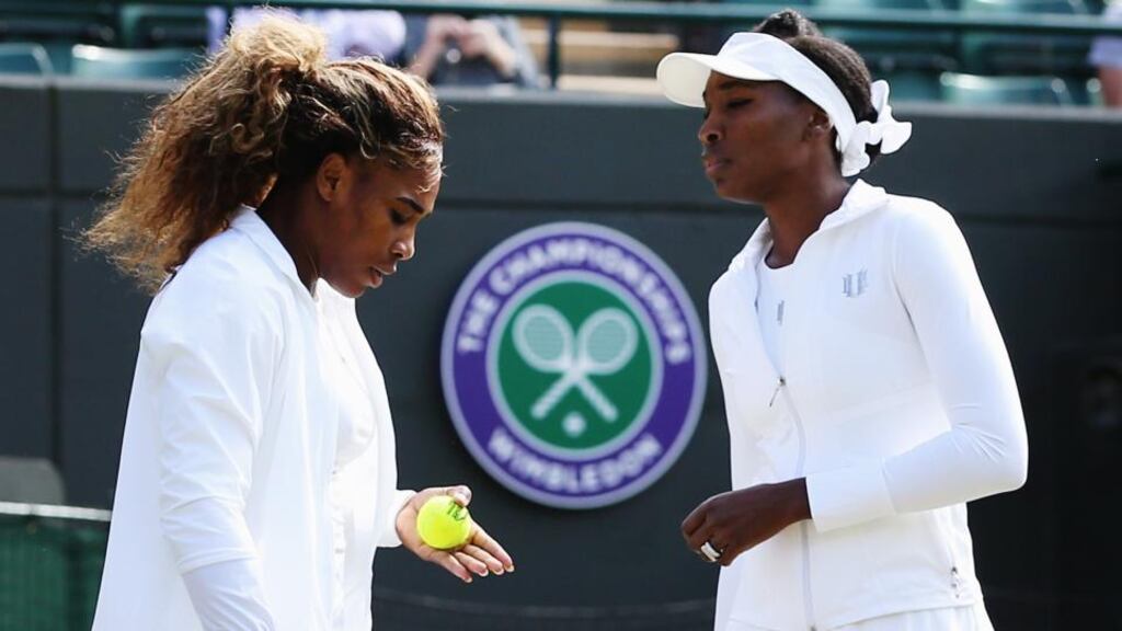 Serena and Venus Williams are to meet each other in the fourth round. Photograph: Jan Kruger/Getty Images