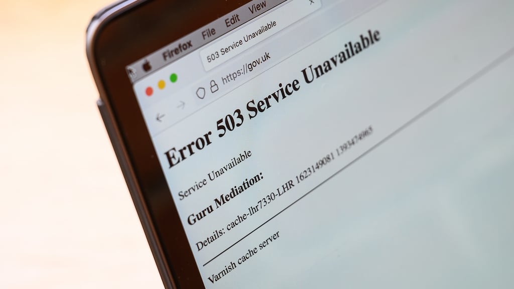 A wide range of  websites including eBay, Paypal, the Irish Times, the Financial Times, Reddit, Twitch and the Guardian were taken offline. Photograph: Leon Neal/Getty Images