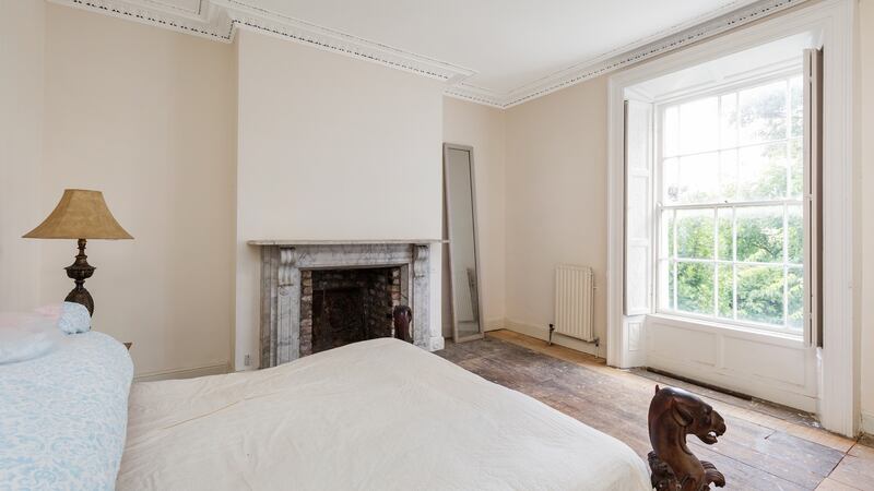 One of the four bedrooms