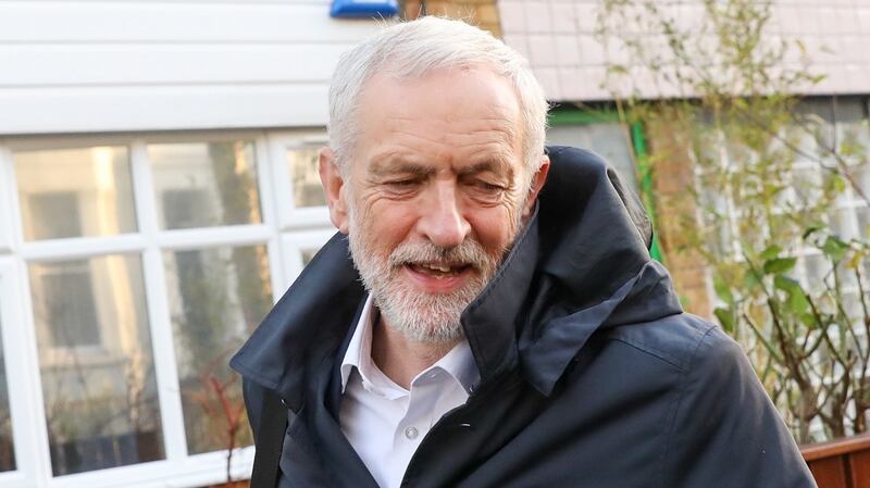 Labour Party leader Jeremy Corbyn said Theresa May no longer had the authority to negotiate for her country if she had lost authority in her own party. Photograph: Chris Ratcliffe/Bloomberg