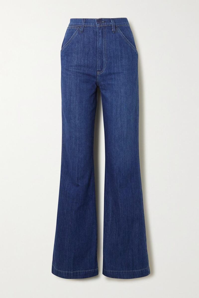 Wide leg jeans, €185, Reformation