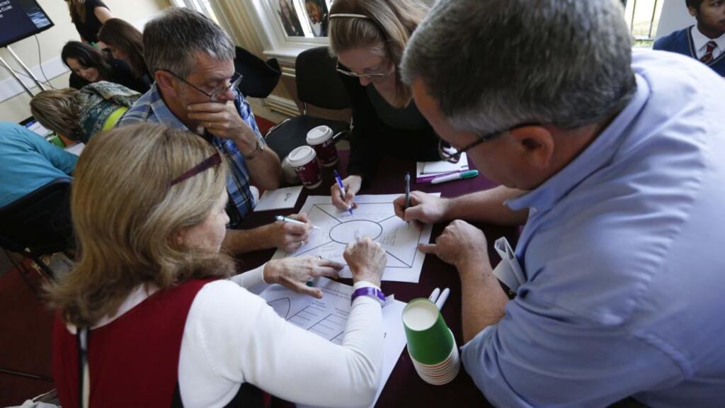 Future of education: Teachers at a session of Féilte, the Teaching Council’s annual teaching festival, last year. Photograph: Conor McCabe