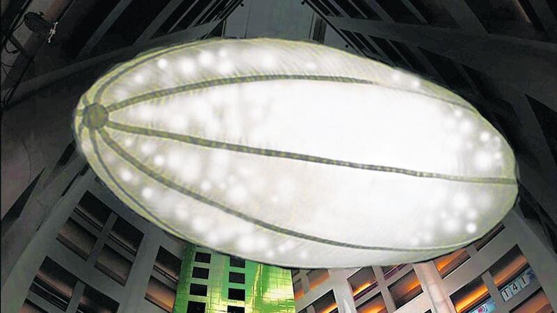 Skylum by Andrew Kearney at the Justus Lipsius, Brussels