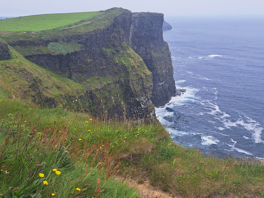 A view form the Cliffs of Moher Walking Trail. Photograph: Andrew Hamilton