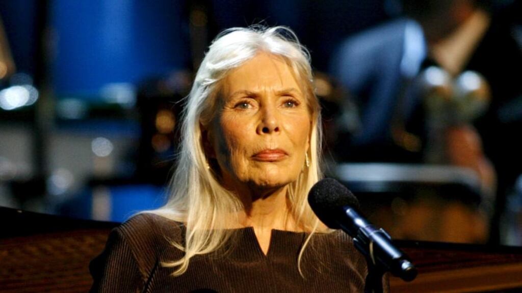 Singer Joni Mitchell: has won eight Grammys in her career