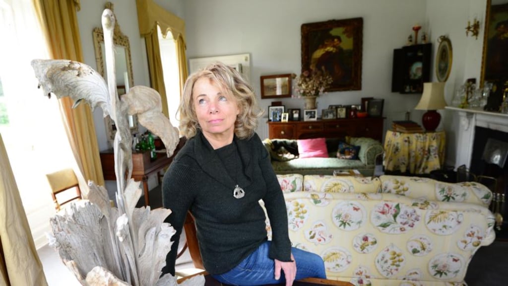 Aisling Law, a descendant of Maud Gonne, in Rossnaree House, Slane, Co Meath. Photograph: Dara Mac Dónaill