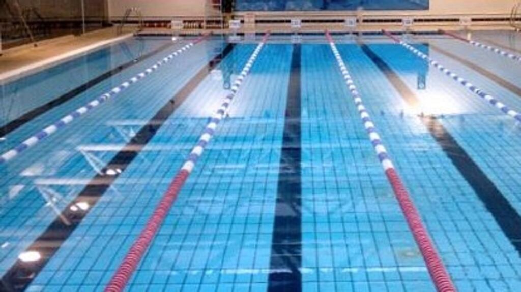 Delays have been caused after structural faults above the swimming pool were discovered.