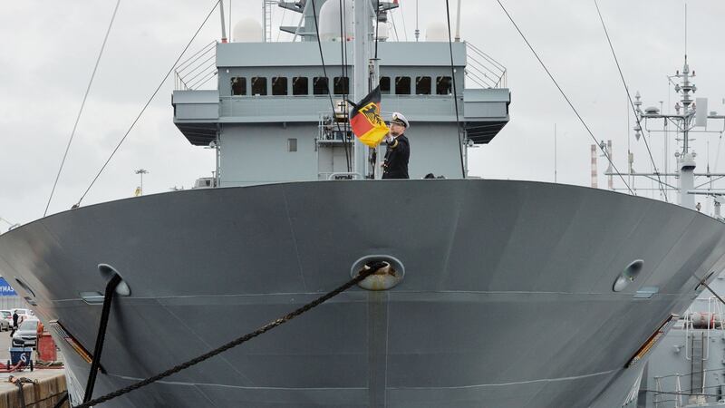 Fun for all the family... as Nato warships berth in Dublin