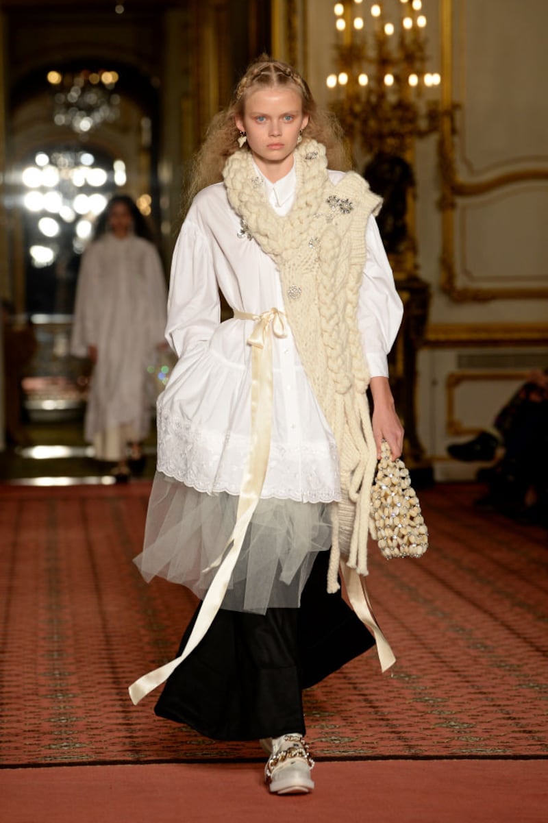 Simone Rocha at London Fashion Week. Photograph: Eamonn McCormack/BFC/Getty Images
