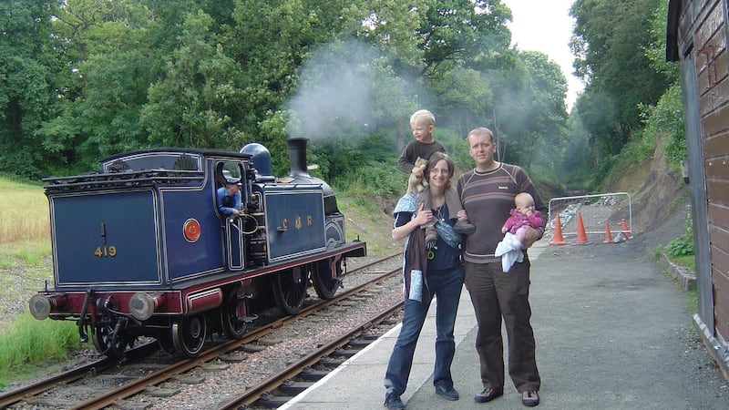 Alex, Elke, Martin and Olivia in happier times