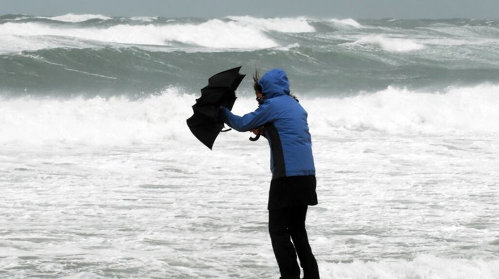 Gusts of up to 110km/h are expected on Saturday and Sunday