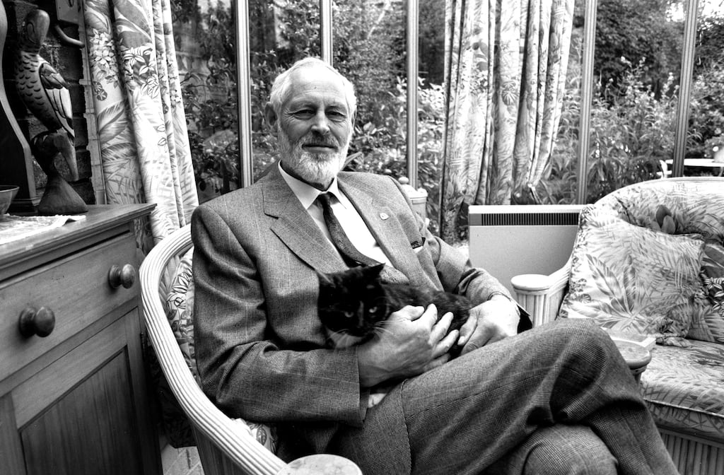 Psychiatrist Prof Ivor Browne at his home in Ranelagh, Dublin, in 1994. Photograph: Joe St Leger