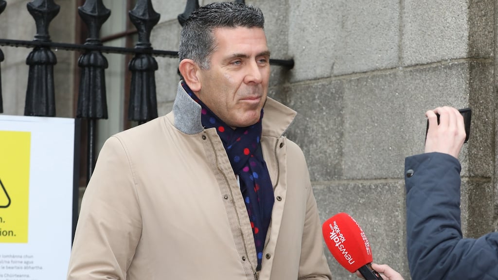 Fred Forsey Junior leaving the Four Courts on Friday after the Supreme Court judgement. Photograph: Collins