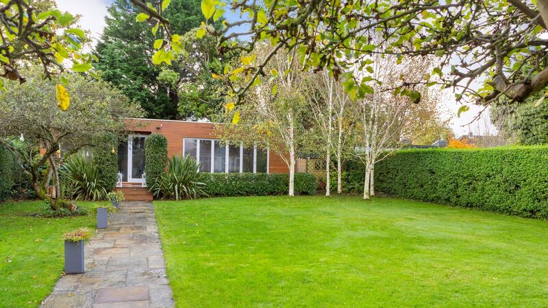 Garden room at Shandon, Crosthwaite Park South, Dún Laoghaire: five-bed home for sale for €1.925 million.