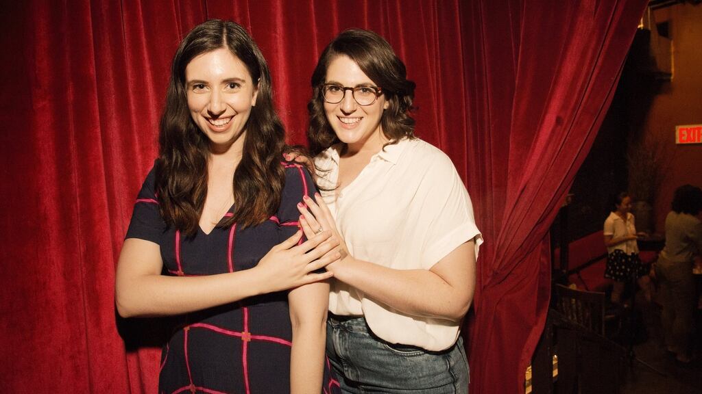 Quenn (Nicole Silverberg) and Dikoda (Rachel Wenitsky) of Mouth Time