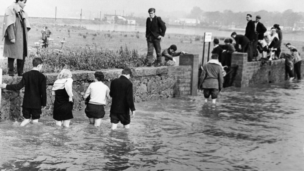 GROUND TRUTH: “ . . . names of good Christian towns that lie splintered and prone aside flooded highways”. Photograph: Jimmy McCormack