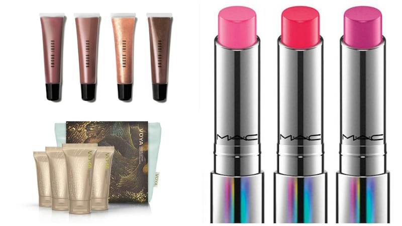 Bobbi Brown Sunset Pink Collection; Voya Organic Voyager Travel Kit; MAC Tendertalk Lip Balm