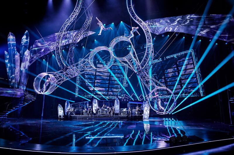 Vivid: Irish milliner Philip Treacy is the revue’s design director. Photograph: Brinkhoff/Mögenburg