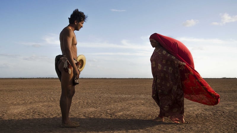 Natalia Reyes and José Acosta in Birds of Passage