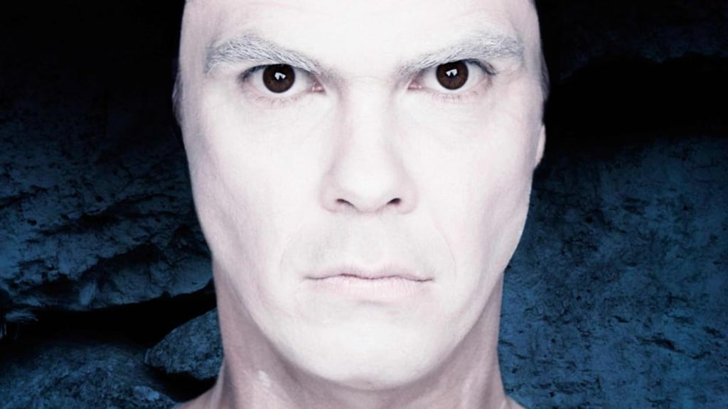 Breathtaking: Marty Rea Richard is like nothing on earth, an ethereal creature who seems to float over the ground in his Japanese robes. This captures exactly the conception of kingship that will doom him in DruidShakespeare