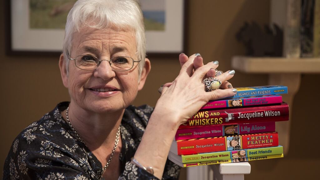 Children’s author Dame Jacqueline Wilson. Her fans always tell her the same thing: ‘You are part of my childhood.’ Photograph: Dan Kitwood/Getty Images