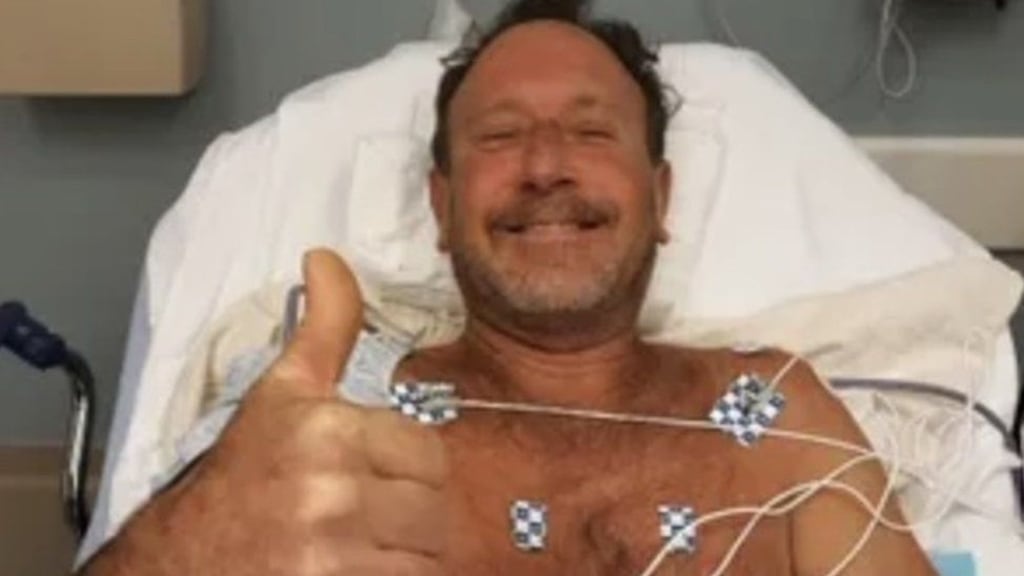 Michael Packard: ‘All of a sudden I felt this huge bump, and everything went dark.’ Photograph: Packard family