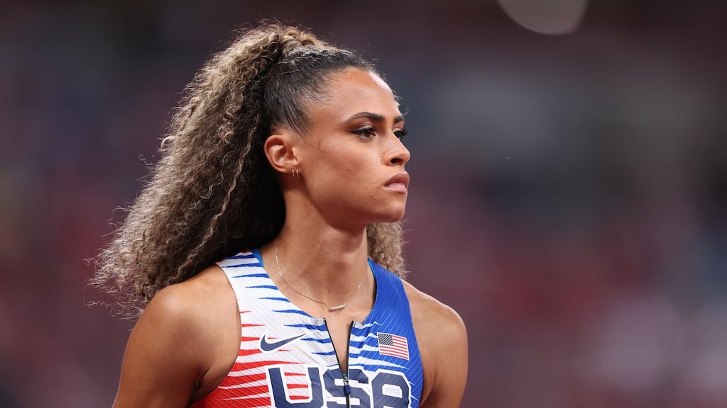 Sydney mcLaughlin has spoken out about online abuse she received during the Tokyo Olympics. Photograph: Christian Petersen/Getty