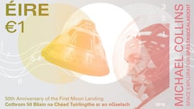 An Post makes one giant spelling error as it marks one small step for man